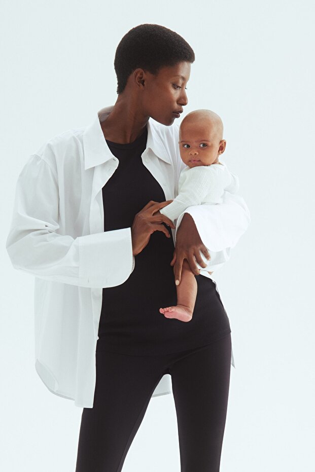 MAMA İspanyol Paça Jarse Pantolon - 2