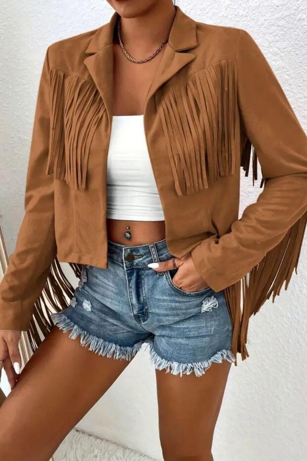 Kadın Süet Ceket - 1