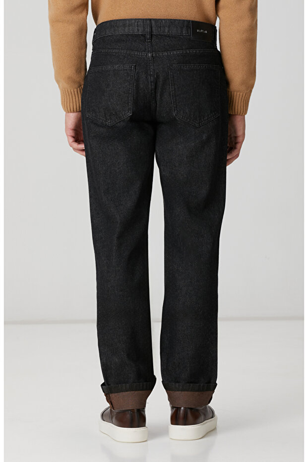 Siyah Denim Pantolon - 3