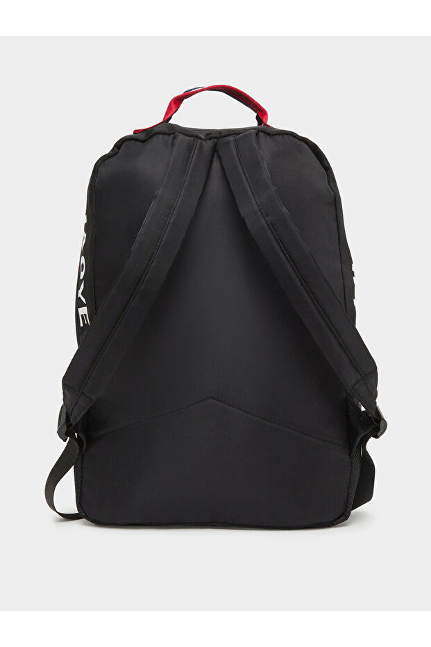 حقيبة ظهر مطبوعة بجيب أمامي بسحاب - 3