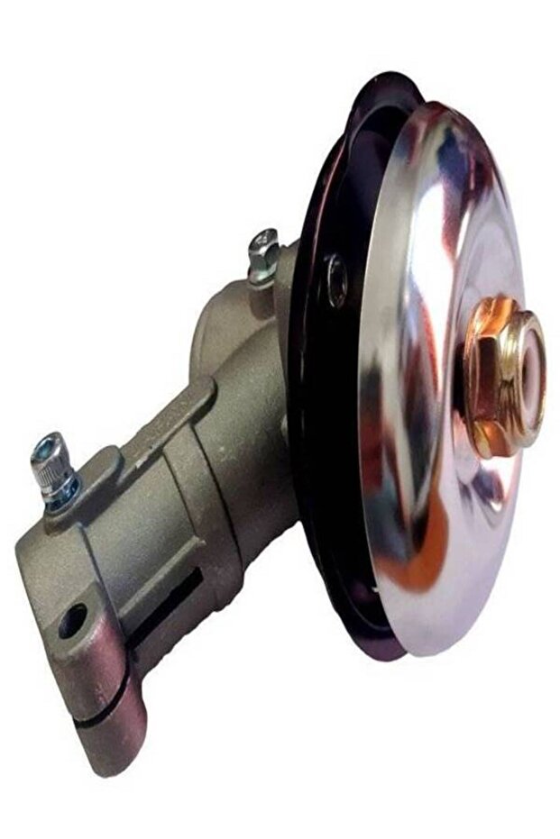 Angular gear for chainsaw, rotating head for chainsaws with 7 grooves, shaft diameter 28 mm - 2