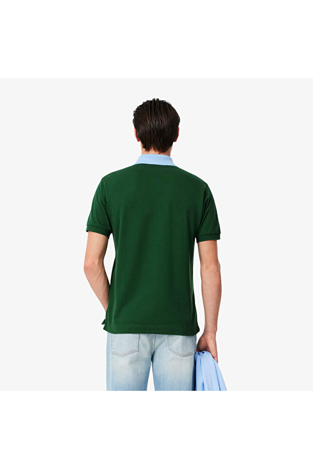 L.12.12 Erkek Classic Fit Yeşil Polo - 3