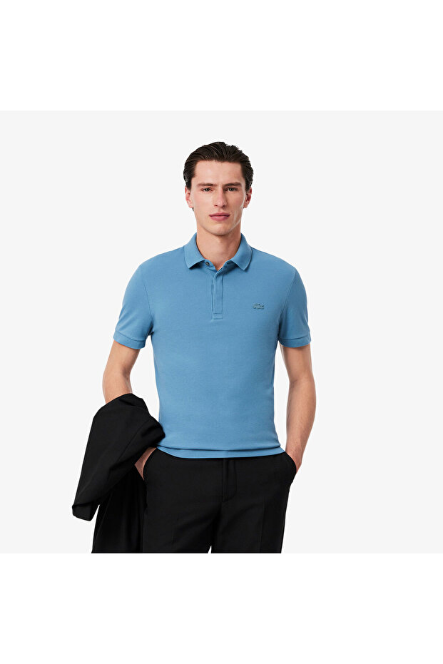Paris Erkek Regular Fit Mavi Polo - 1