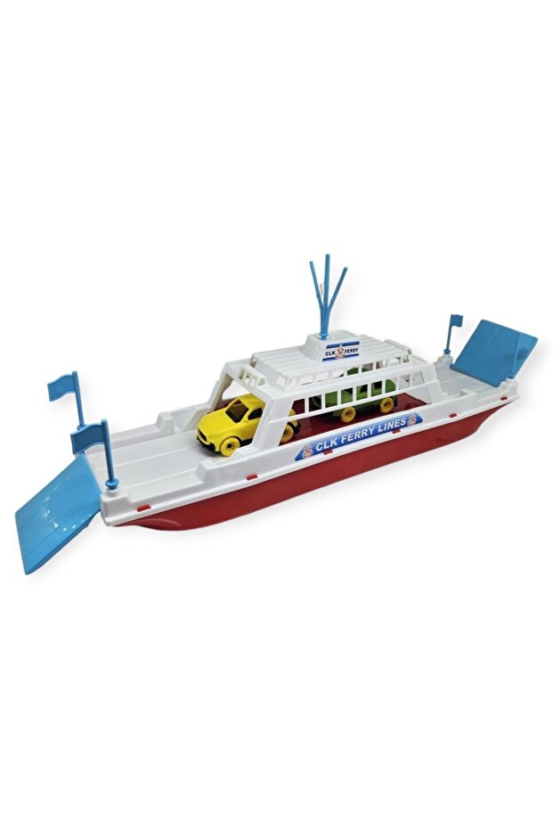 Genel Markalar Feribot Araç Taşııyan Gemi 45 cm - Kırmızı (Lisinya)
