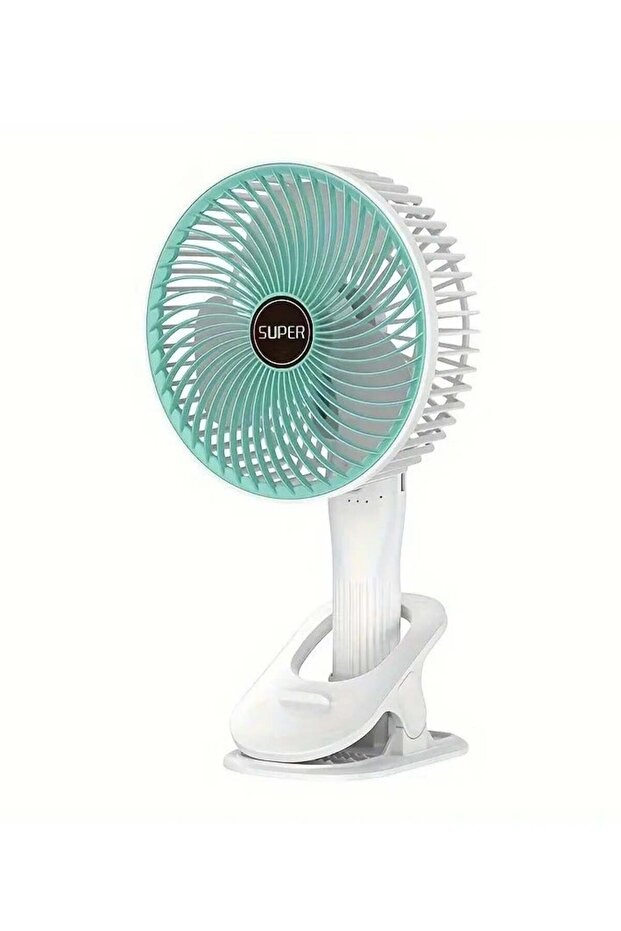 Mini Cooling Fan USB Rechargeable Clip On Desk Portable Camping Stroller Fan