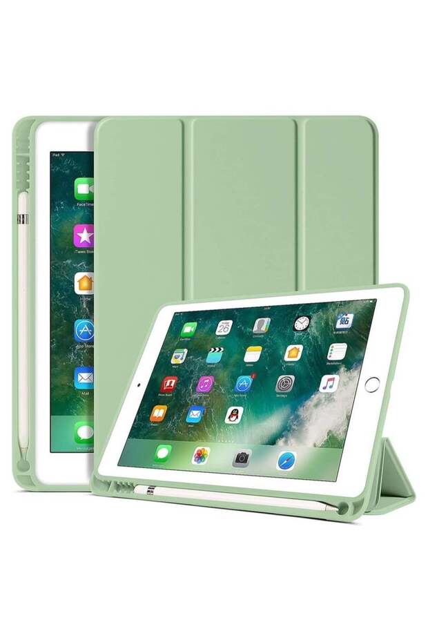 SmartGrist iPad 6th/5th Gen Case with Pencil Holder, Folio Stand, Auto Wake/Sleep for 9.7" iPad