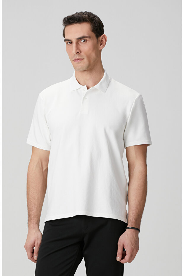 N-Tech Kırık Beyaz T-shirt - 1