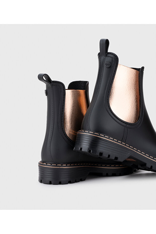 Trak Black Metal Bronce Kadın Bot - 3