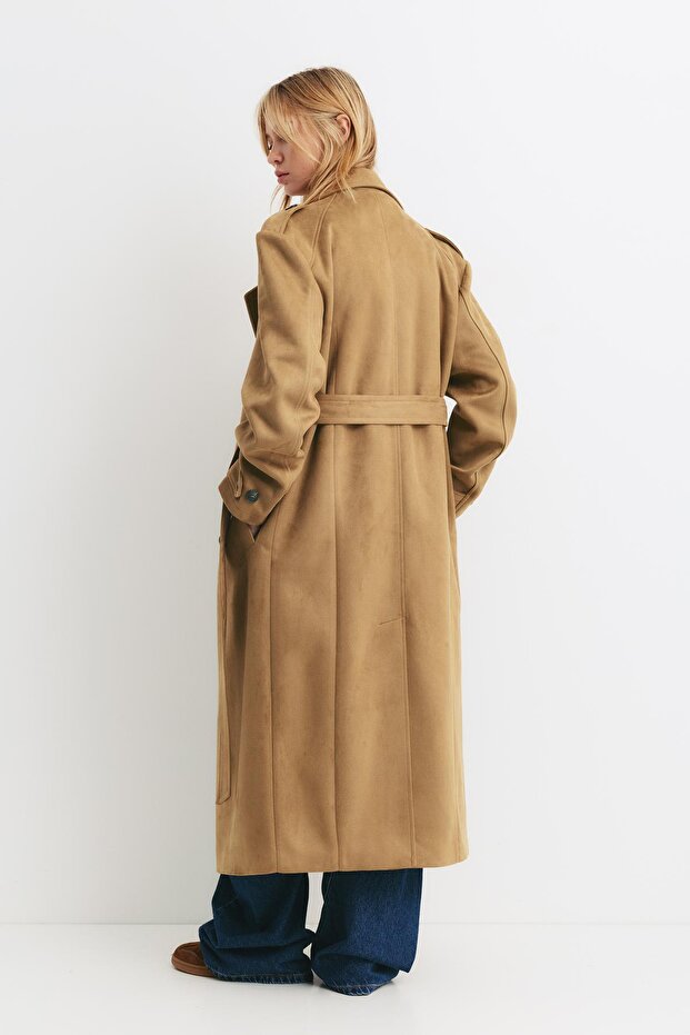 Suni süet trençkot - 4