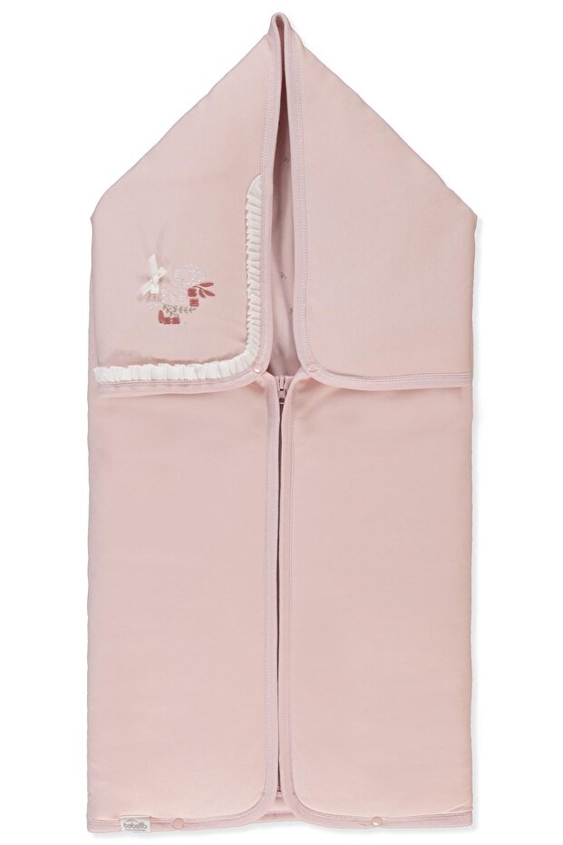 İNTERLOK ELYAFLI BATTANİYE (TINY FLORIST) PEMBE - 2