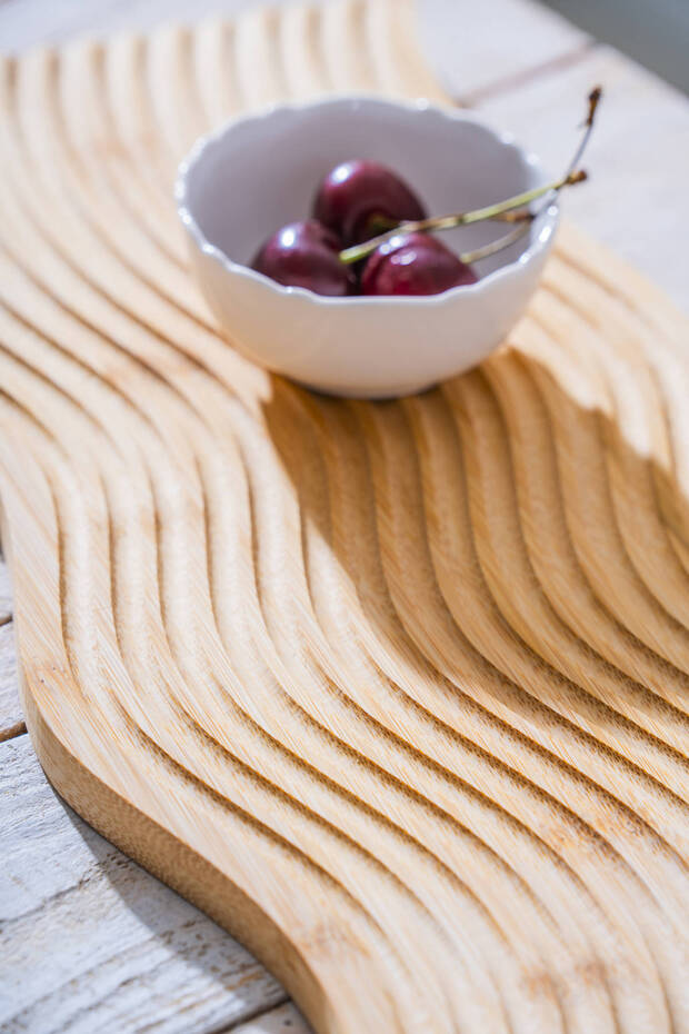 Bambu Sunum Tabak - 39 cm - 6