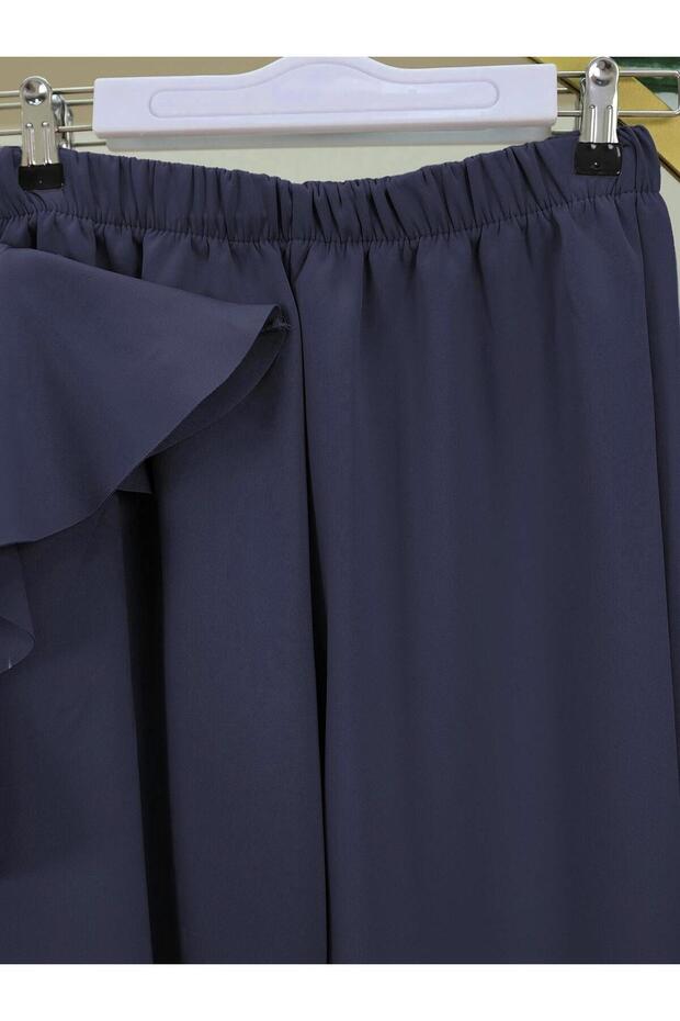 بدلة غوص ذات ياقة واقفة وأزرار مكشكشة على الكتف - 3