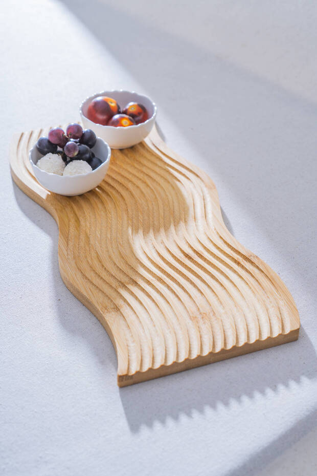 Bambu Sunum Tabak - 39 cm - 2