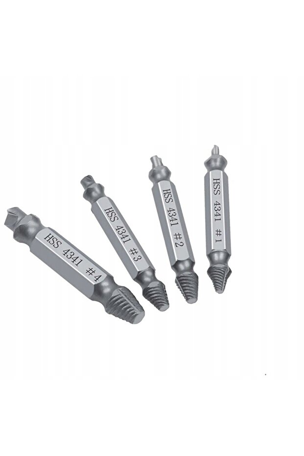 Set of bits for removing broken screws, 4 pcs. - 5