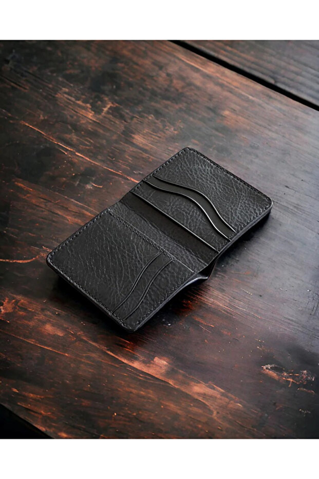 محفظة بابل الجلدية السوداء - 3