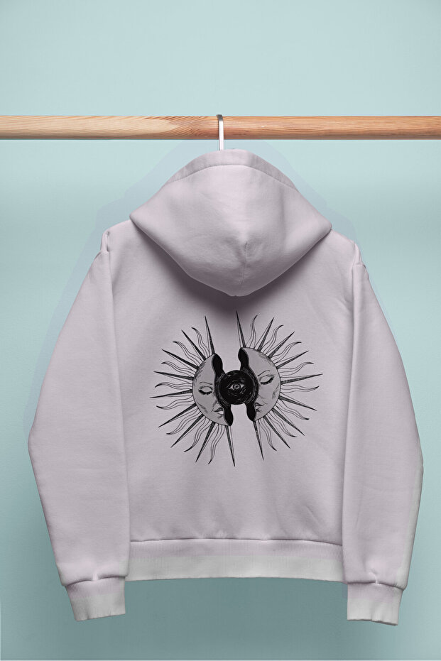 Unisex Oversize Dual Eclipse Hoodie