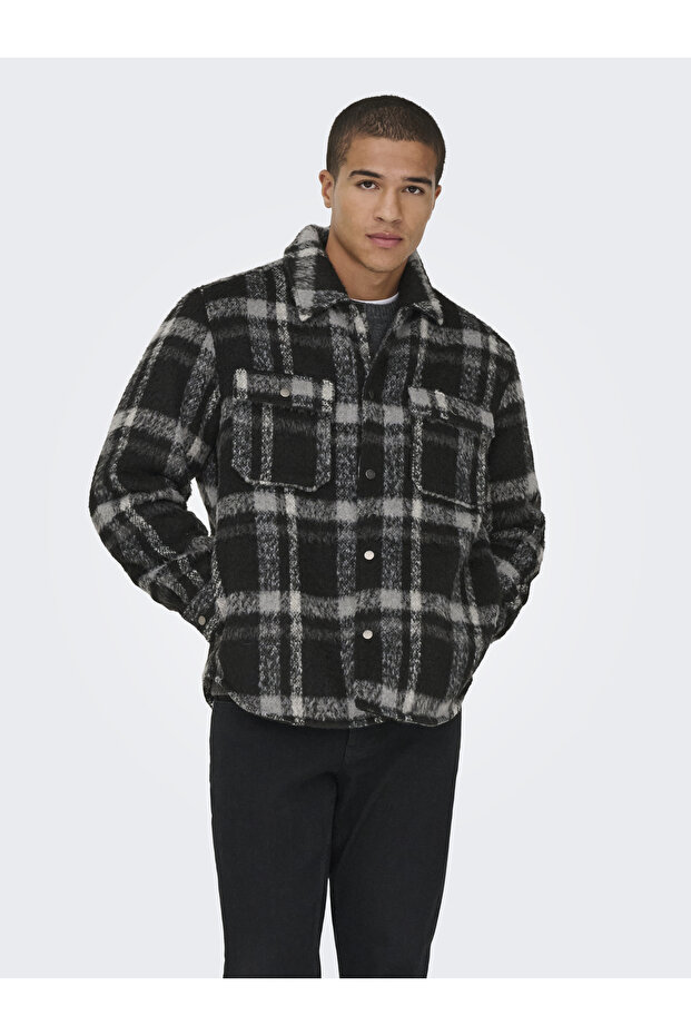 Erkek ONSGIO LF CHECK PADDED JACKET OTW OS22030156-4805204 - 5