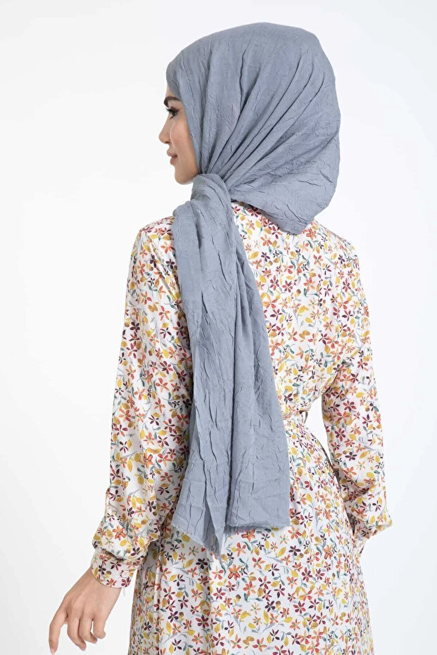 شال رمادي من الخيزران - 5