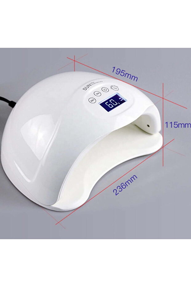 5 LED UV Nail Lamp – 48W, Timer, Automatic Sensor, LCD Display - 5