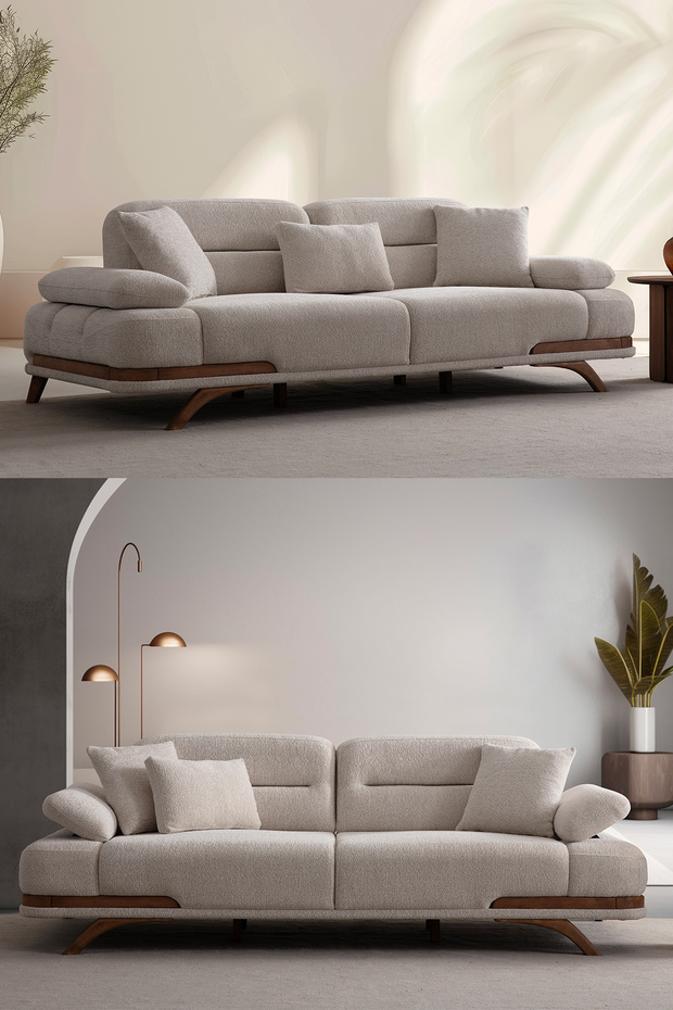 Nuve Koltuk Takımı 3+3+1 - 3