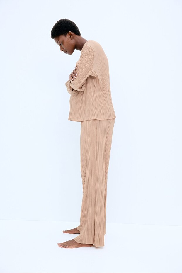 MAMA 2 Parçalı Pliseli Set - 5