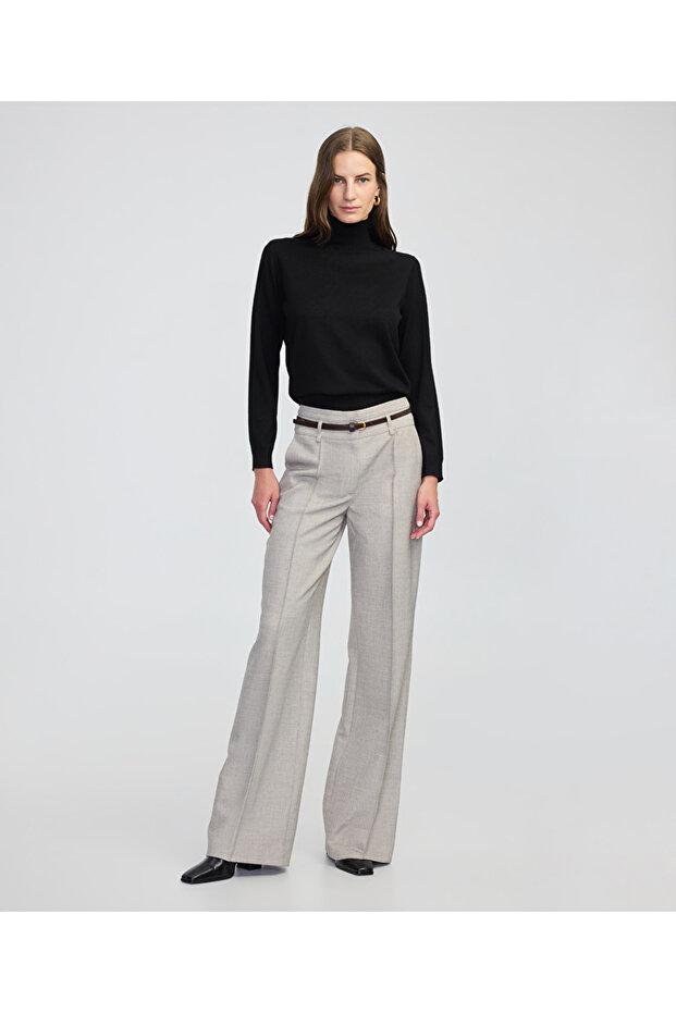 Dik yaka basic triko - 2