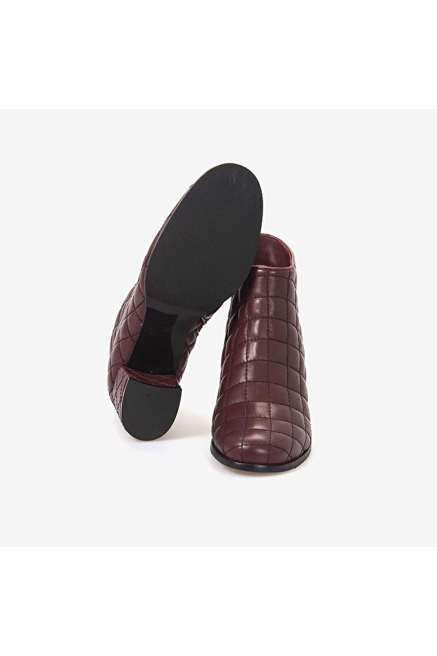 Hakiki Deri Kadın Kapitone Bot 9209-22 - 5