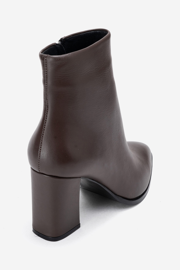 Kadın Yüksek Topuklu Bilek Bot Gerçek Deri RC 311 - 4