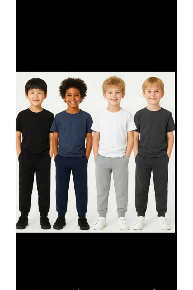 4-Piece Children's Tracksuit Bottom