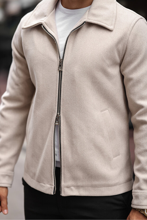 سترة أساسية بتصميم خاص بسحاب مزدوج - 2