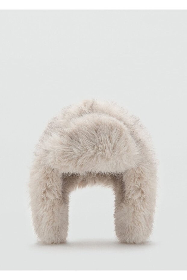 Kürk görünümlü şapka - 2