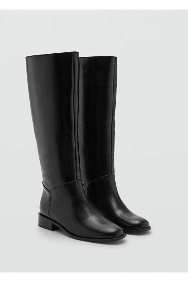 Deri uzun çizme - 1