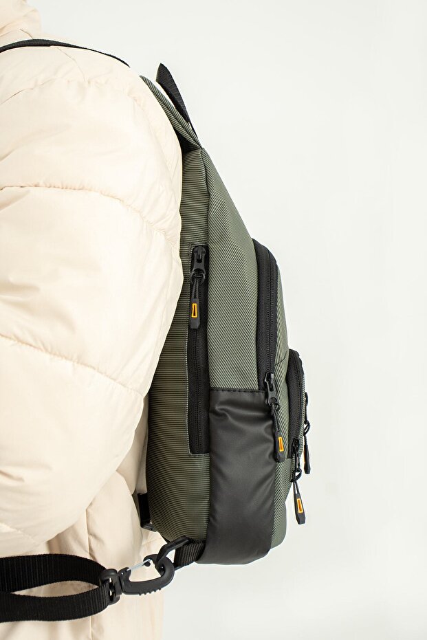 حقيبة صدر وحقيبة ظهر بحزام متقاطع - 3