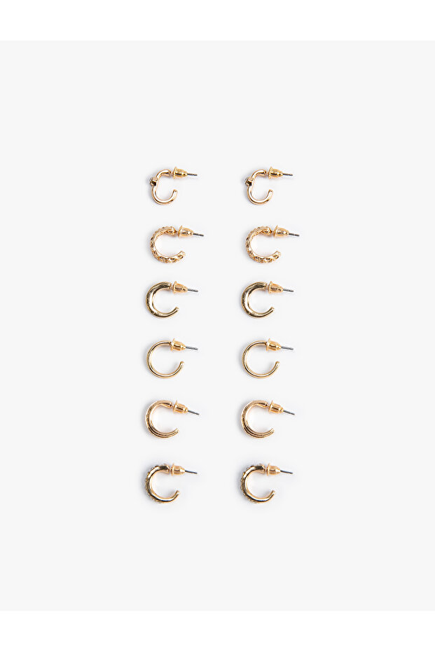 6-Piece Hoop Earrings Set