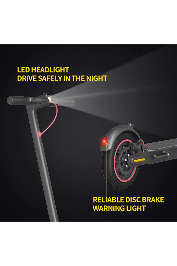 Electric Scooter M187, 35km/h Max Speed, 30 km Range, LCD Display, Application, 8.5" Wheels - 8