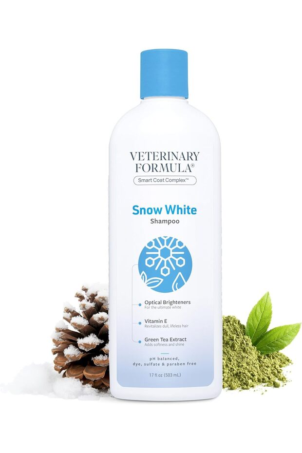 Veterinary Formula Solutions Snow White Shampoo for Dogs and Cats, 17 oz