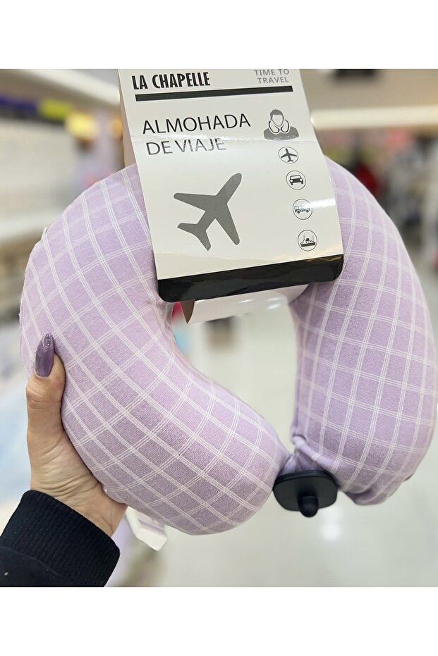 U-shaped neck pillow is specially designed to provide comfort while traveling or relaxing. It is extremely soft. - 1