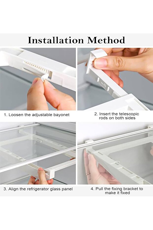 منظم درج ثلاجة قابل للسحب لتخزين البيض. - 5