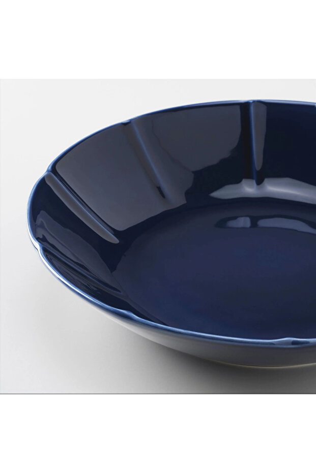 STRIMMIG çukur tabak seti, mavi, 23 cm, 4 adet - 2