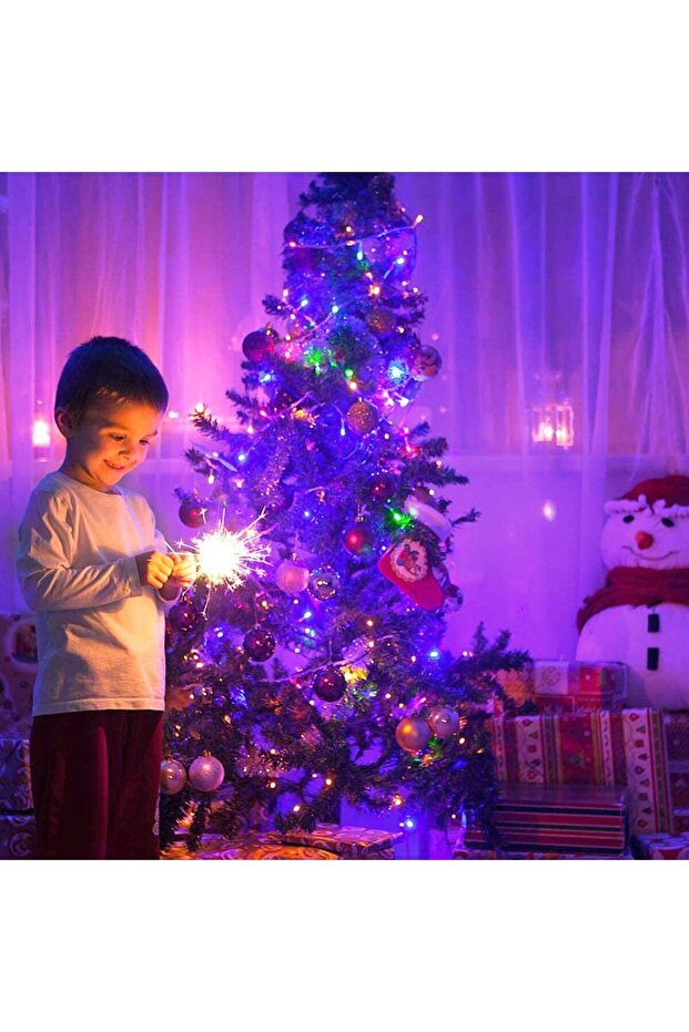 Christmas String Lights 5 m, 50 LEDs, Multicolor, 8 Modes, Remote, Interconnectable - 4