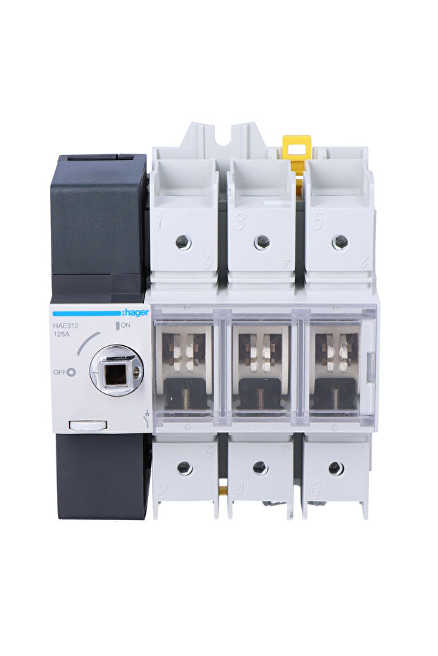 Modular rotary switch disconnector with visible break 3P 125A size 4 - 3