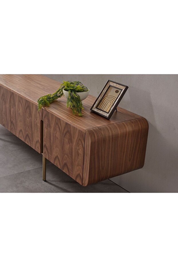 Vion Walnut Tv Sehpası - 4