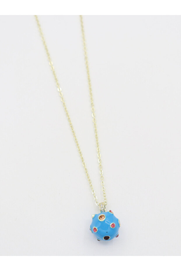 Colorful Mineral Design Necklace