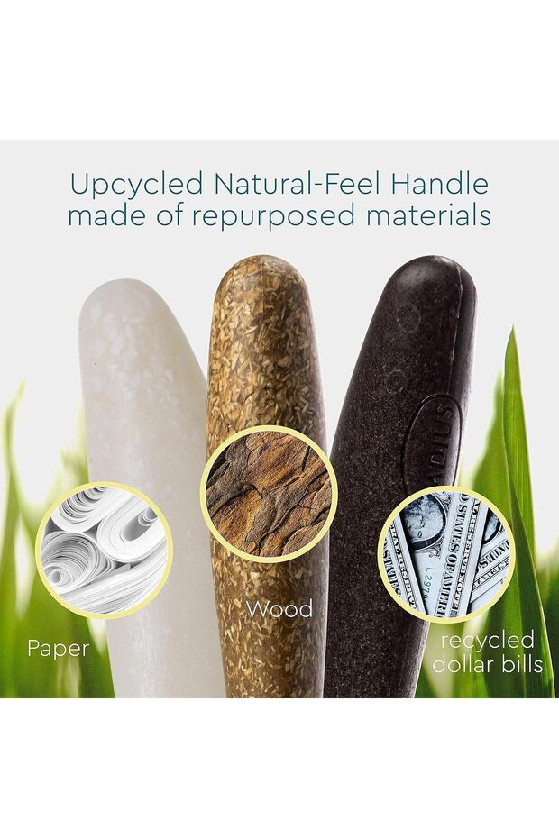 فرشاة أسنان سورس فلوس، ناعمة (خشبية) - 3