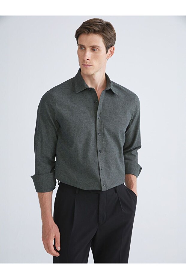 SOUTHBLUE Regular Fit Uzun Kollu Erkek Oduncu Gömlek - 1