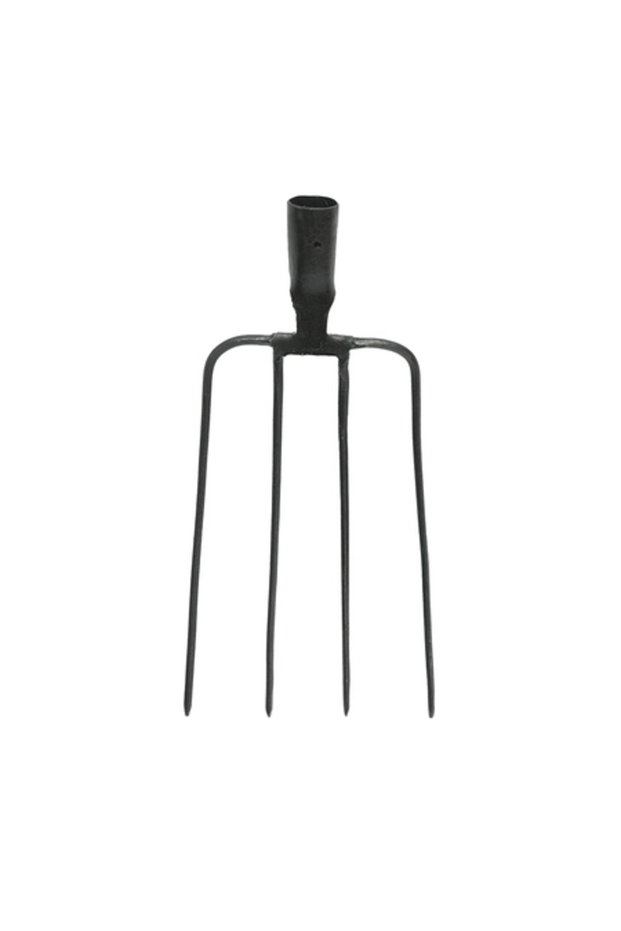 Steel fork with 4 horns