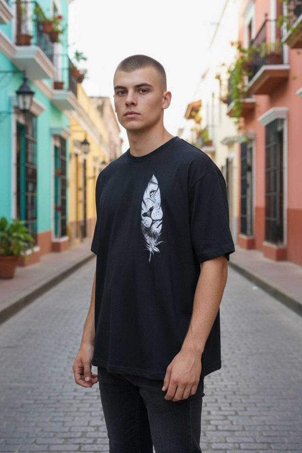 Unisex Oversize Printed T-Shirt