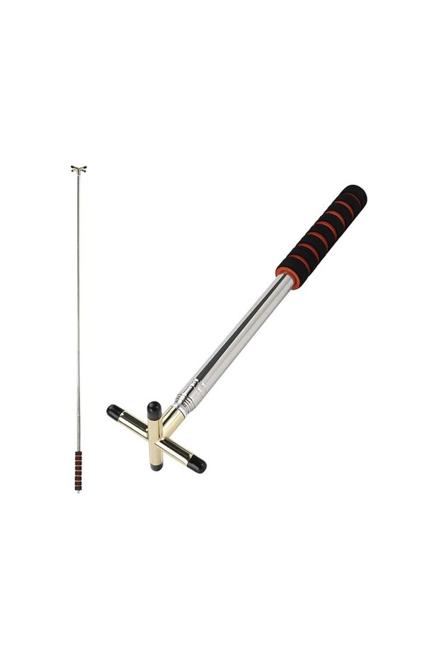 Retractable Billiards Cue Stick Bridge with Replaceable Brass Bridge Head