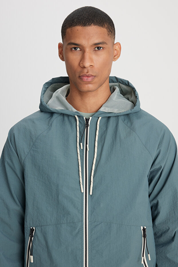 Erkek Regular Fit Rüzgarlık - 4