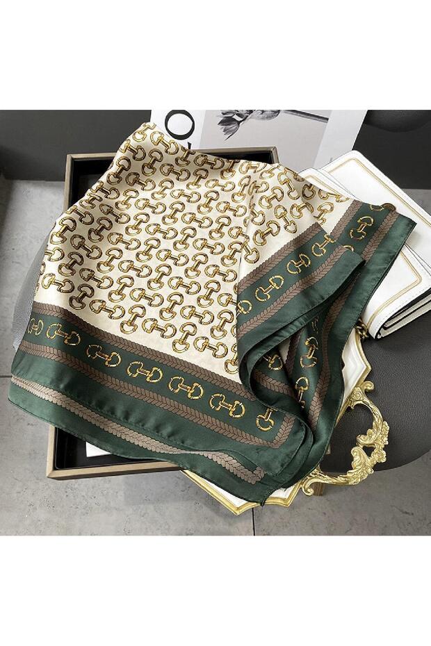 Patterned Shawl-Foulard 70X70